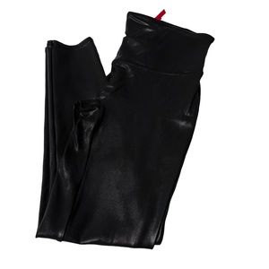 EUC - SPANX Faux leather leggings